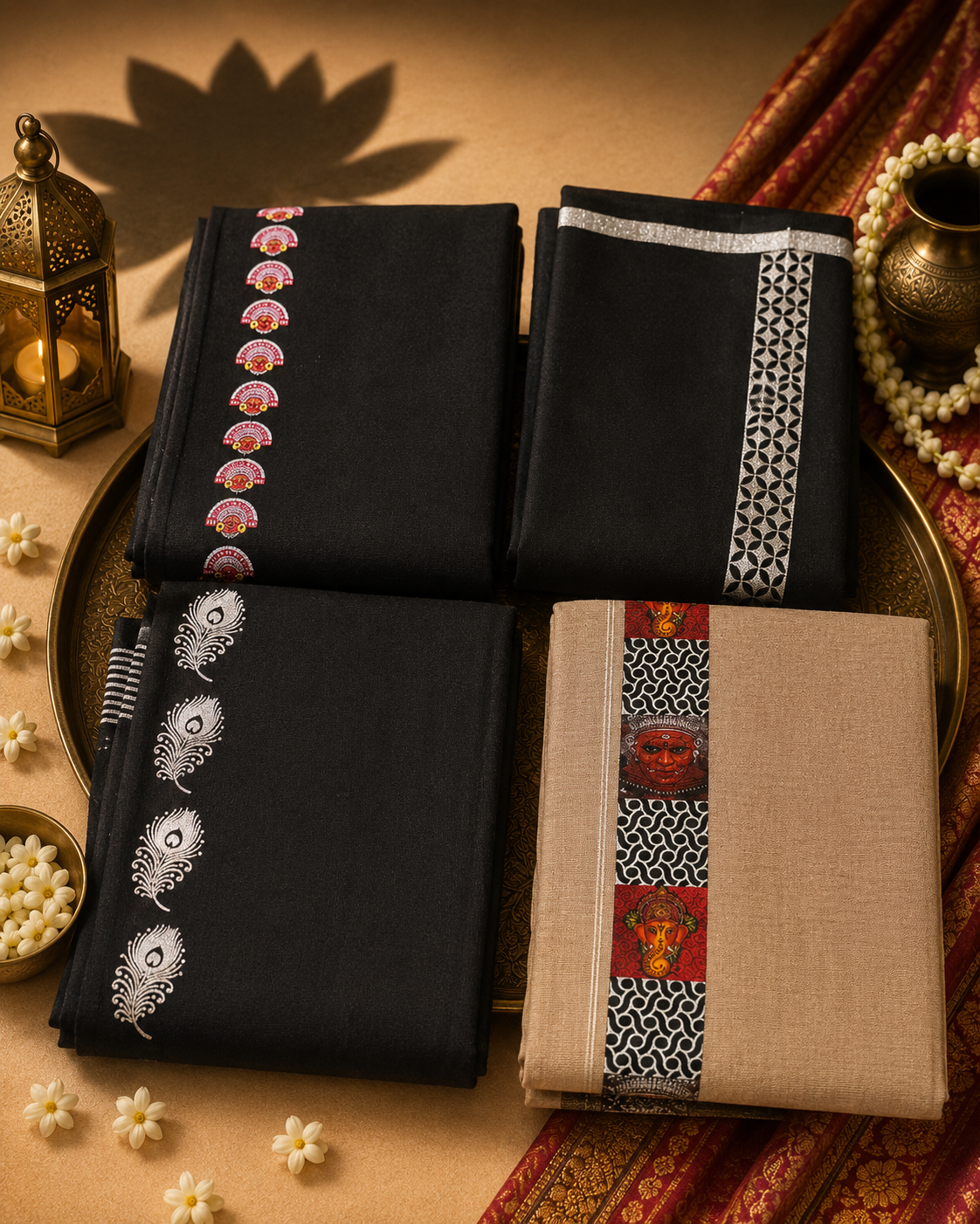 Berry Garnet Silk Saree